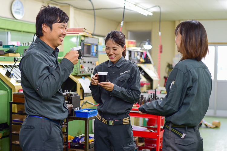 一貫体制の製造ラインで、リードタイムを大幅に短縮。